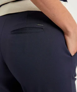 Brax Chinos De Jersey Cortos Granate