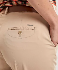 Brax Chinos Recortados Ultraligeros Granate