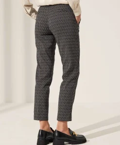 Brax Pantalon Graphic Con Cremalleras Maron S