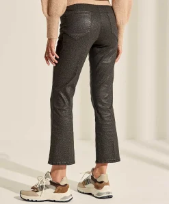 Brax Pantalon Revestido Estampado Pantera Maron S