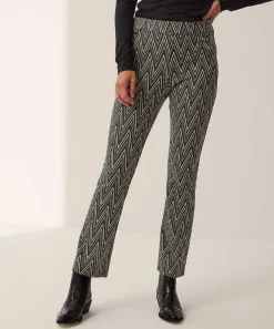 Brax Pantalones Acampanados De Jacquard Malou