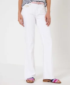 Cambio Jeans Acampanados Bordado Paris