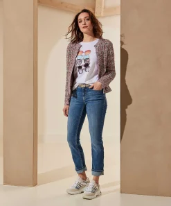 Cambio Jeans Slim Fit Parla Swarovski