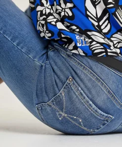 Cambio Jeans Slim Fit Parla Swarovski