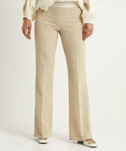 Cambio Pantalon Acampanado Encaje Lurex Francis