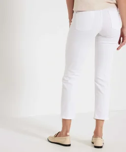 Cambio Pantalones Cropped Detalle De Pedreria Piper