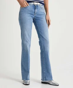 Cambio Vaqueros Flared Frayed Paris