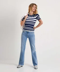 Cambio Vaqueros Flared Frayed Paris
