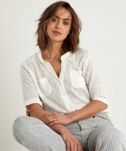 Camisa Blusa De Lino Giulia E Tu