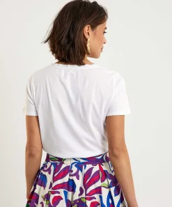 Camisa Con Estampado Floral Y Letras De Marc Cain