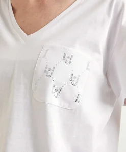Camisa Extragrande Con Bolsillo De Liu Jo