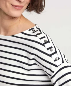 Camisa Giulia E Tu Rayas Bretonas