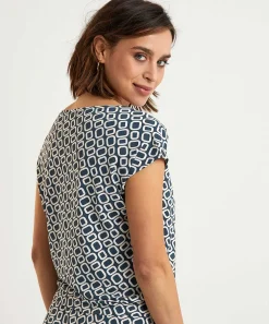 Camisa Slinky De No Man'S Land Con Estampado Retro