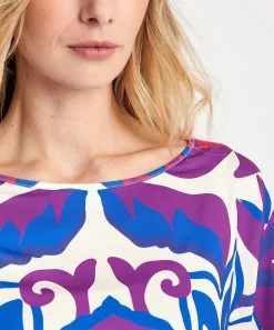 Camisa Slinky Oui Flor Grande