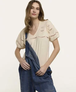 Camisa Summum Broderie Cuello Pico