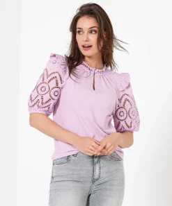 Camisa Summum Broderie Manga Globo