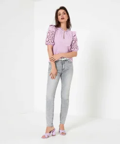 Camisa Summum Broderie Manga Globo