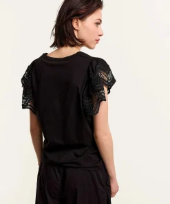 Camisa Summum Manga De Encaje