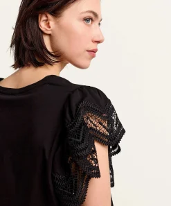 Camisa Summum Manga De Encaje