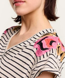 Camisa Summum Rayas Bordadas
