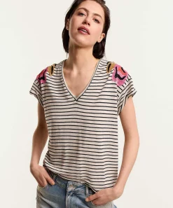 Camisa Summum Rayas Bordadas