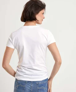 Camiseta Liu Jo Con Diamantes De Imitacion