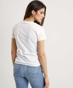 Camiseta Liu Jo Cuello En V Perlas