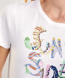 Camiseta Marc Cain Con Estampado De Letras Multicolor