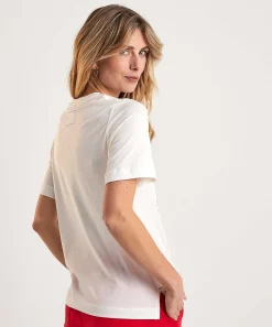 Camiseta Oui Cuentas Con Estampado De Moda