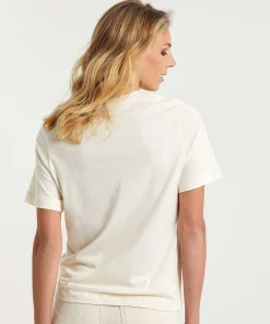 Camiseta Oui Estampado De Moda Cuentas Multicolor