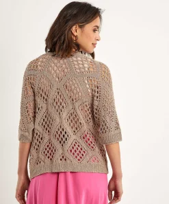 Cardigan Summum Calado Lurex