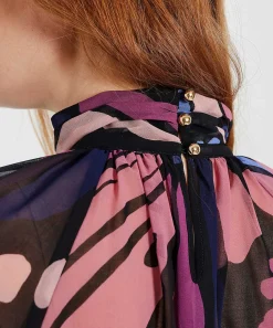 Caroline Biss Blusa Crepe Multicolor