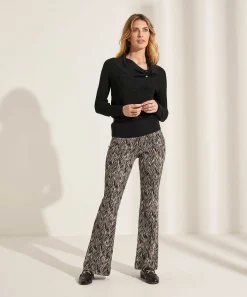 Caroline Biss Jersey Cuello Ancho Lurex