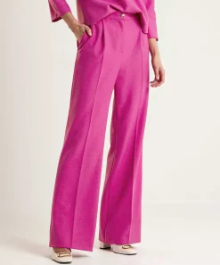 Caroline Biss Pantalon Ancho De Crepe