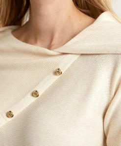 Caroline Biss Sueter Cuello Asimetrico