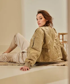 Cazadora Bomber Sedosa Beaumont Acolchada