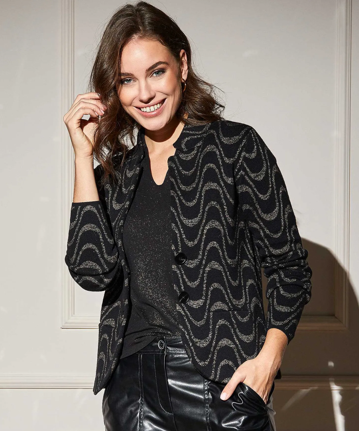 Chaleco Blazer * Onda Lurex