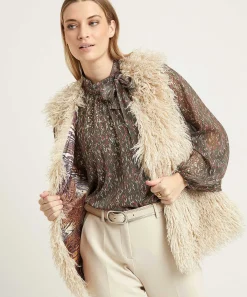 Chaleco Summum Fluffy Fun Fur Reversible