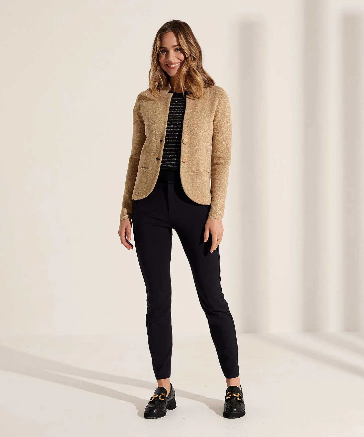 Chaleco Tipo Blazer * De Lurex