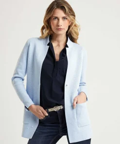 Chaleco Tipo Blazer * De Longitud Media Puntaknit