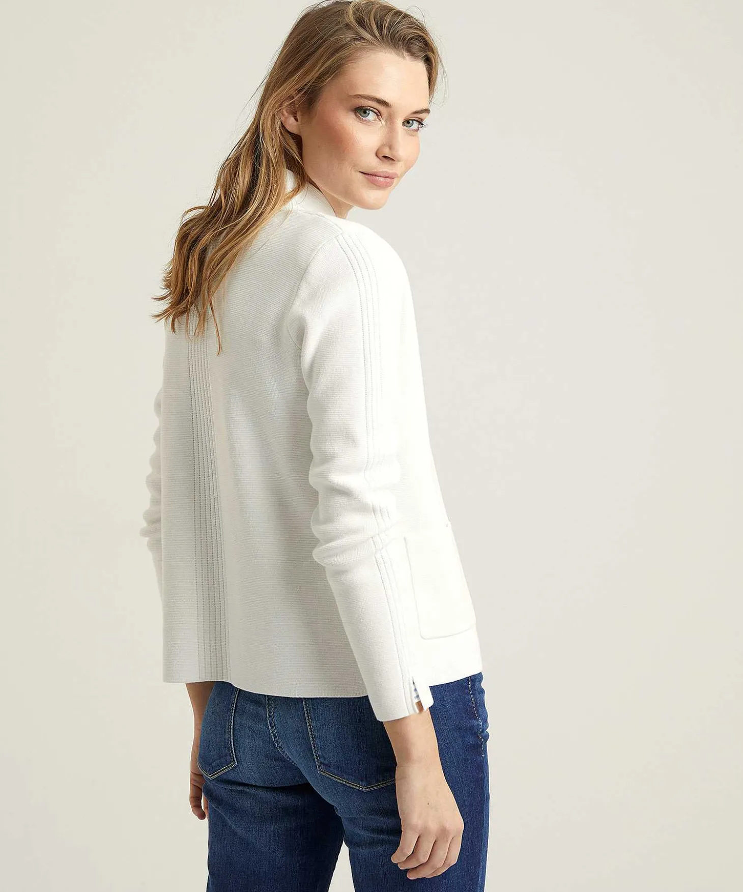 Chaleco Tipo Blazer * Puntaknit