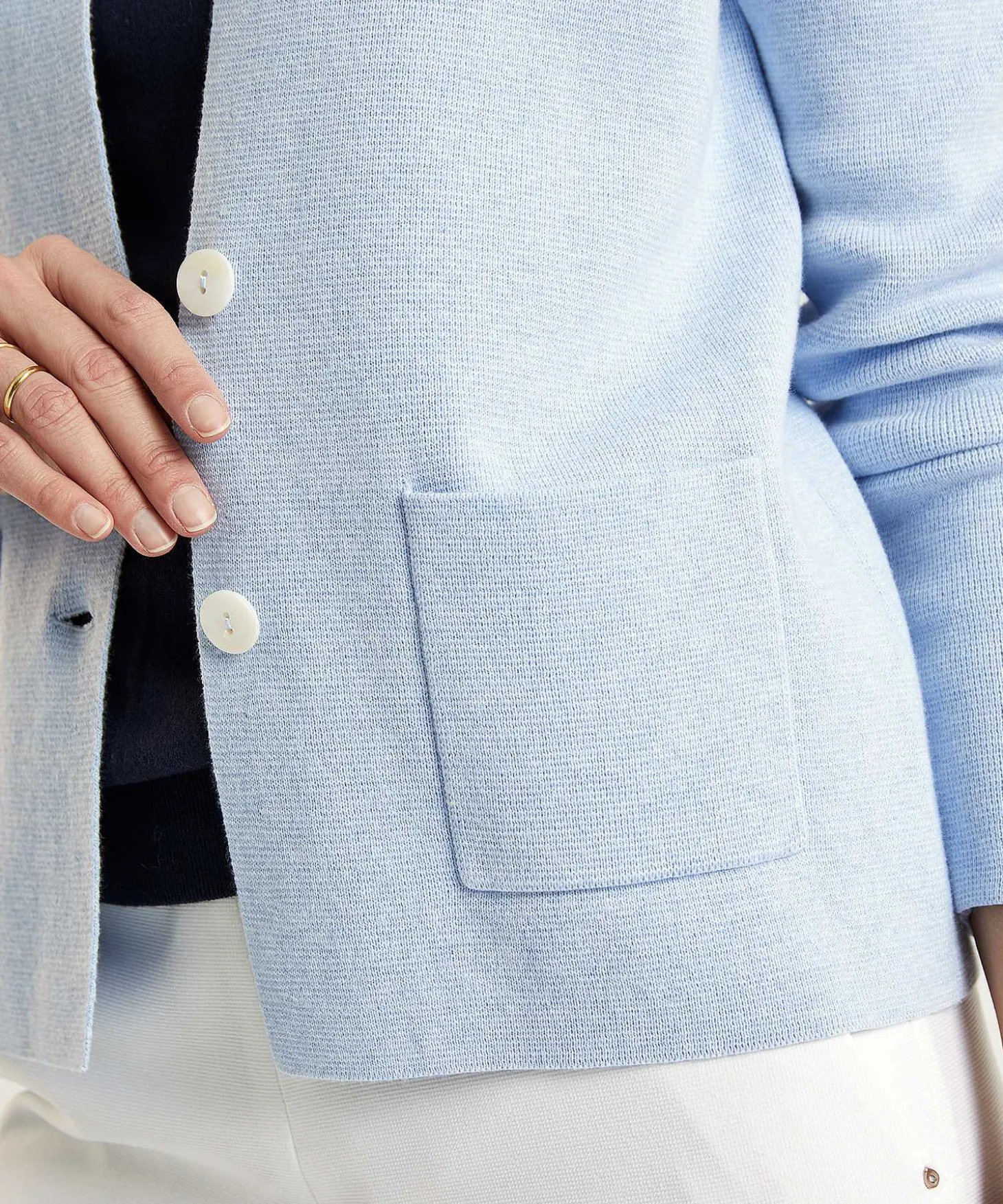 Chaleco Tipo Blazer * Puntaknit
