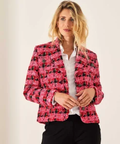 Chaqueta De Tweed Boucle Leo & Ugo