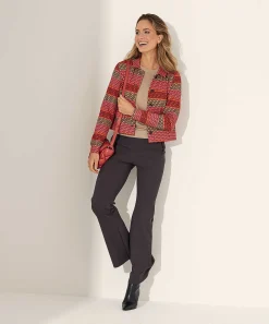 Chaqueta Kyra Estructura Multicolor Leona