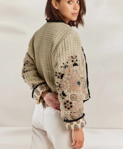 Chaqueta Reversible Summum Bordada