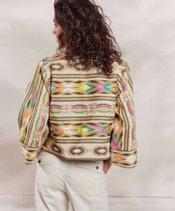 Chaqueta Tipo Kimono Reversible Summum Ikat