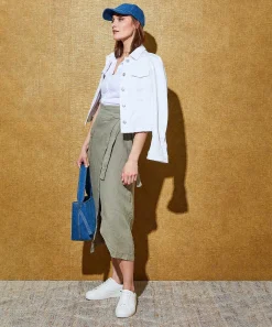 Chaqueta Vaquera Con Deshilachados De Marc Cain