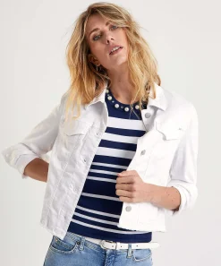 Chaqueta Vaquera Con Deshilachados De Marc Cain