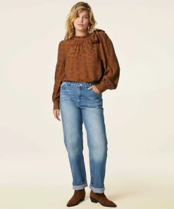 Fabienne Chapot Blusa Lazo Y Estampado Floral Michou