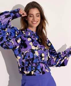 Fabienne Chapot Blusa Sedosa Estampado Floral Philo